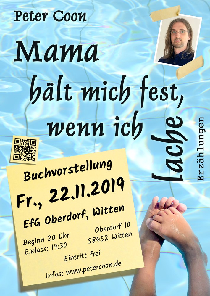 Buchvorstellung „Mama hält mich fest, wenn ich lache“