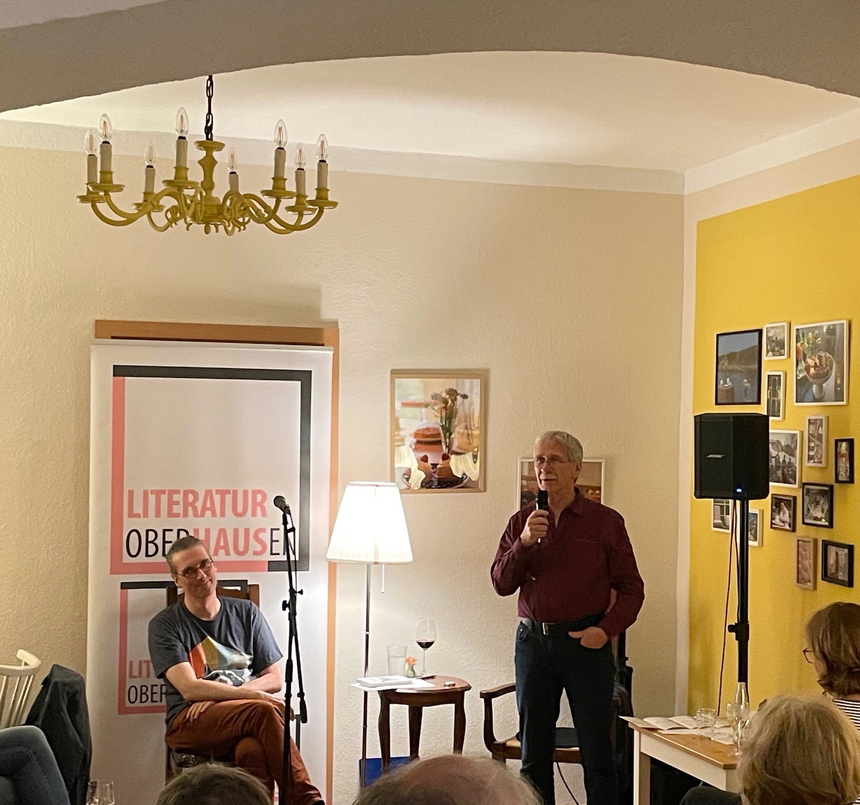 Peter Coon – Literaturhaus Oberhausen – Lesung im Wunschcafé Oberhausen-Schmachtendorf